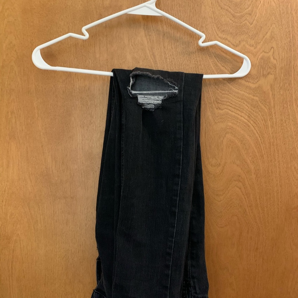 Black Ripped Skinny Jean - Picture 4 of 5